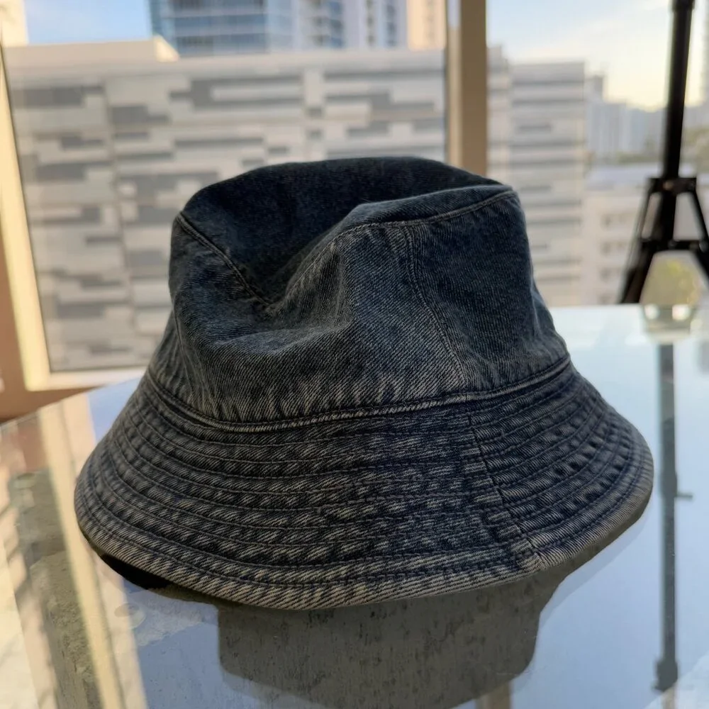 GRLFRND Blue Denim Bucket Hat